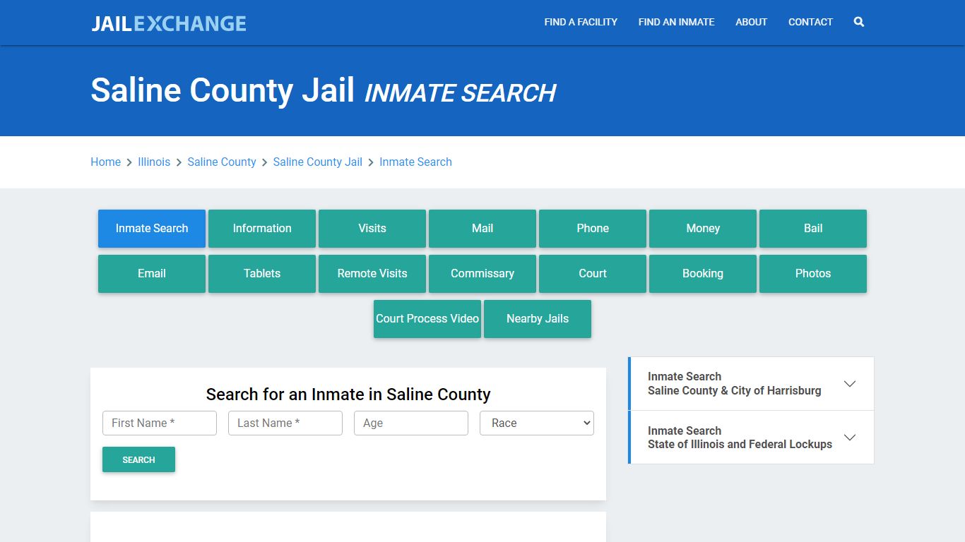 Saline County Jail, IL Inmate Search: Roster & Mugshots - Jail Exchange