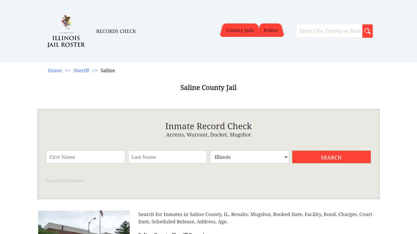 Saline County Jail - Jail Roster Search